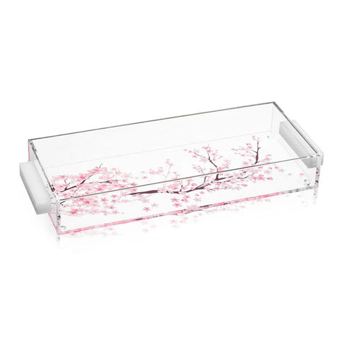 CHERRY BLOSSOM BREAD / TOWEL TRAY