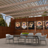 Dark Gedolim Vinyl Sukkah Decorations