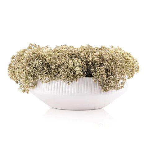 GREENERY WHITE FLOWER VASE