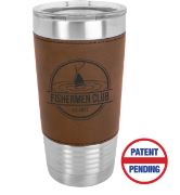 16 oz Leatherette Stainless Steel Travel Mug- Tumbler – Personalized Trends
