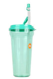 Jumbo Plastic Water Bottles with Straws, 35 oz.